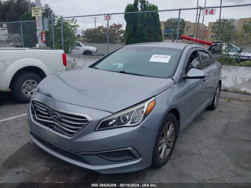 2016 Hyundai Sonata Se VIN: 5NPE24AF5GH388687 Lot: 39426309