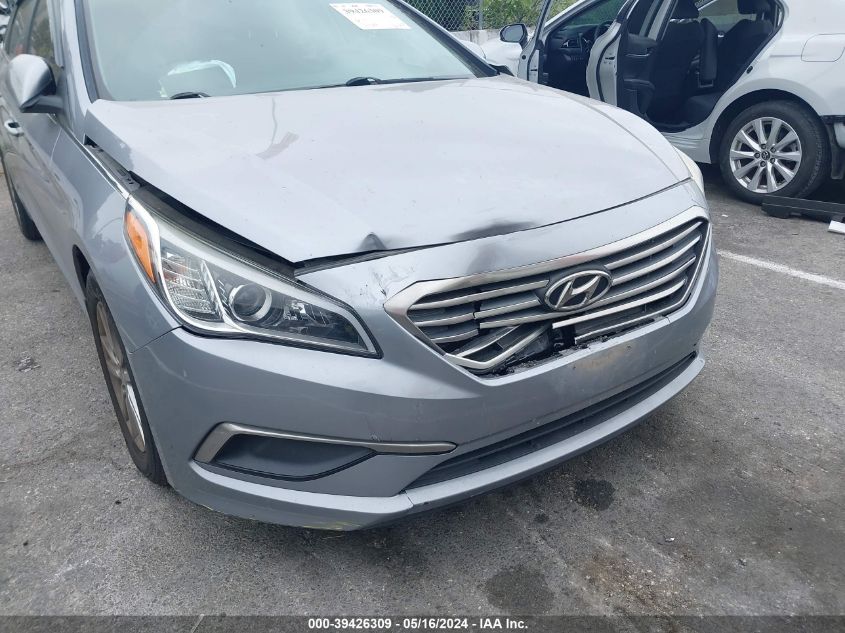 2016 Hyundai Sonata Se VIN: 5NPE24AF5GH388687 Lot: 39426309