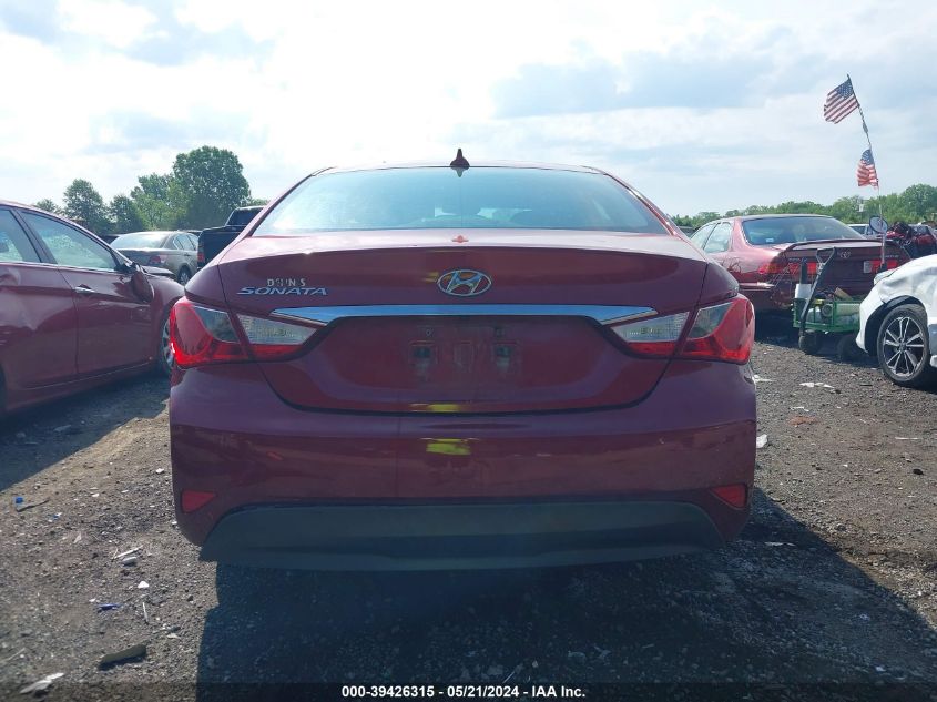 2014 Hyundai Sonata Gls VIN: 5NPEB4AC4EH893834 Lot: 39426315