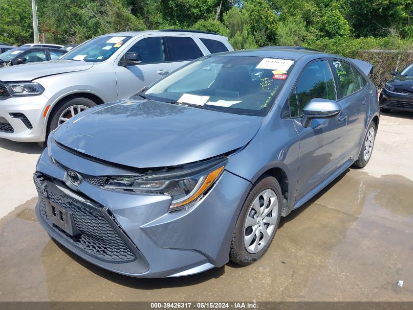 2021 Toyota Corolla Le VIN: 5YFEPMAE4MP250677 Lot: 39426317