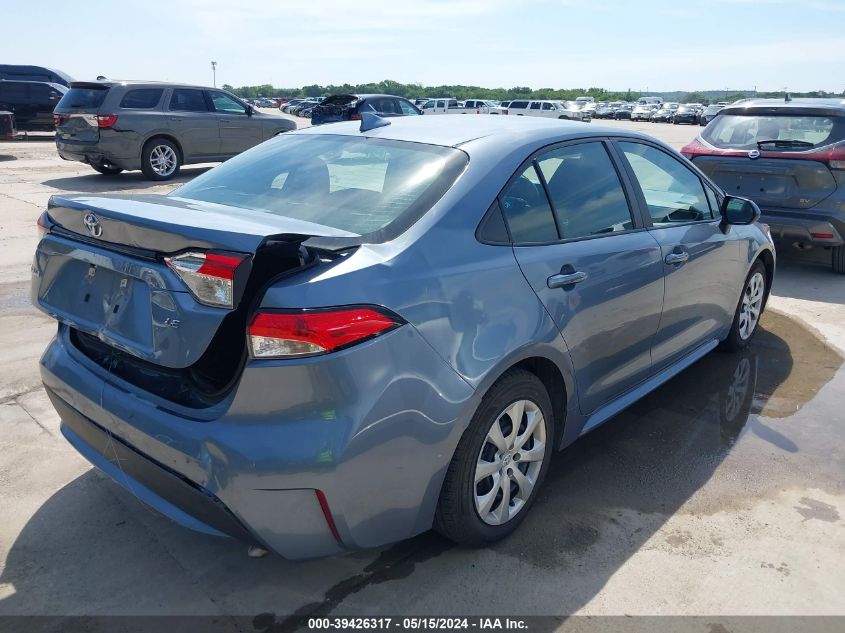 2021 Toyota Corolla Le VIN: 5YFEPMAE4MP250677 Lot: 39426317