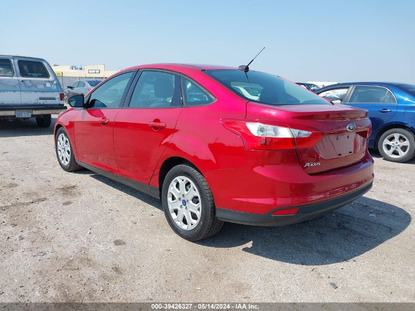 2012 Ford Focus Se VIN: 1FAHP3F25CL241344 Lot: 39426327