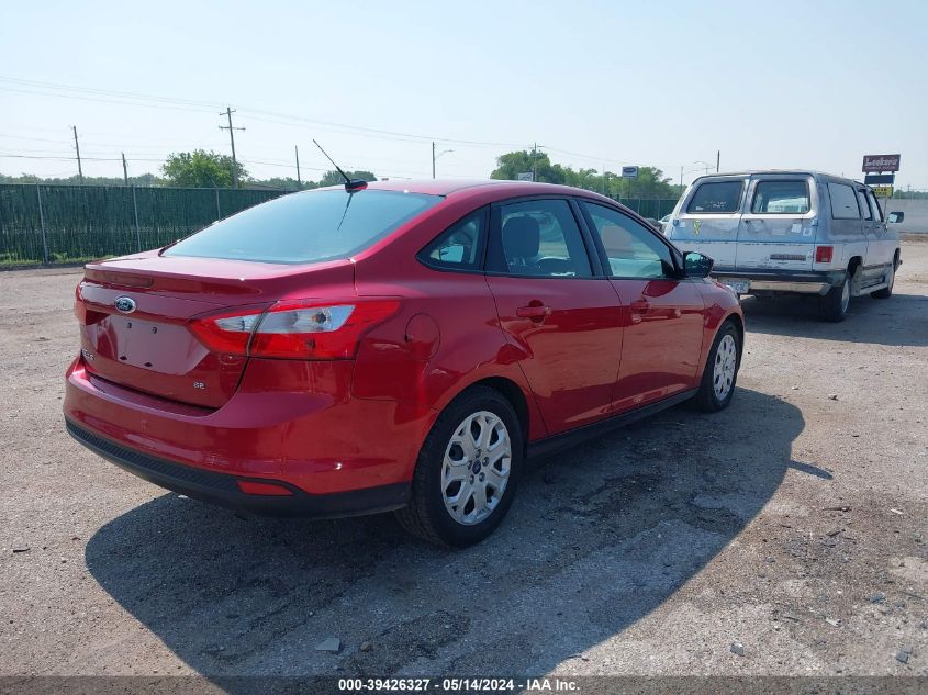 2012 Ford Focus Se VIN: 1FAHP3F25CL241344 Lot: 39426327