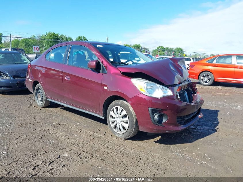 2019 Mitsubishi Mirage G4 Es VIN: ML32F3FJ6KHF08217 Lot: 39426331