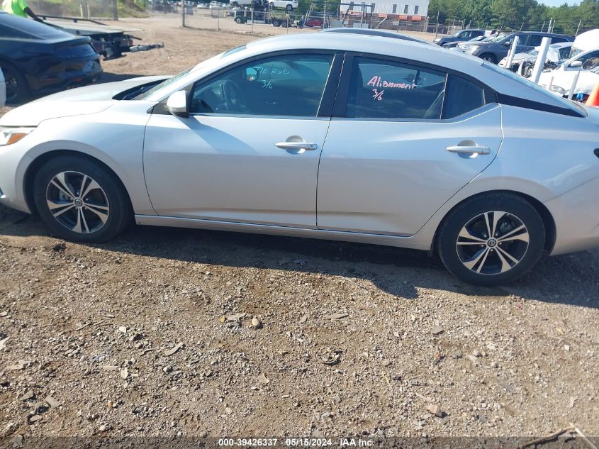 2021 Nissan Sentra Sv Xtronic Cvt VIN: 3N1AB8CV0MY298326 Lot: 39426337