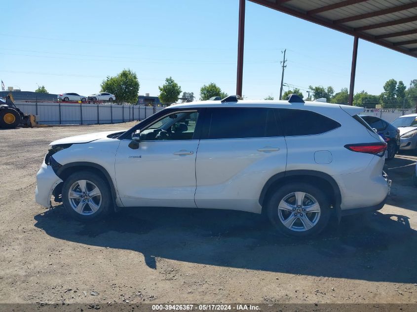 2020 Toyota Highlander Hybrid Le VIN: 5TDBBRCH3LS004344 Lot: 39426367