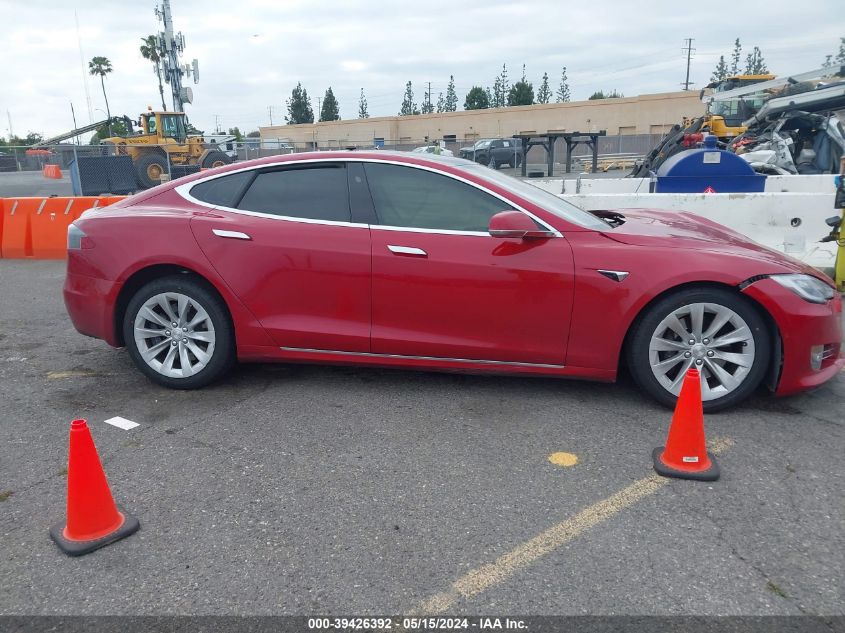 2018 Tesla Model S 100D/75D/P100D VIN: 5YJSA1E28JF241541 Lot: 39426392