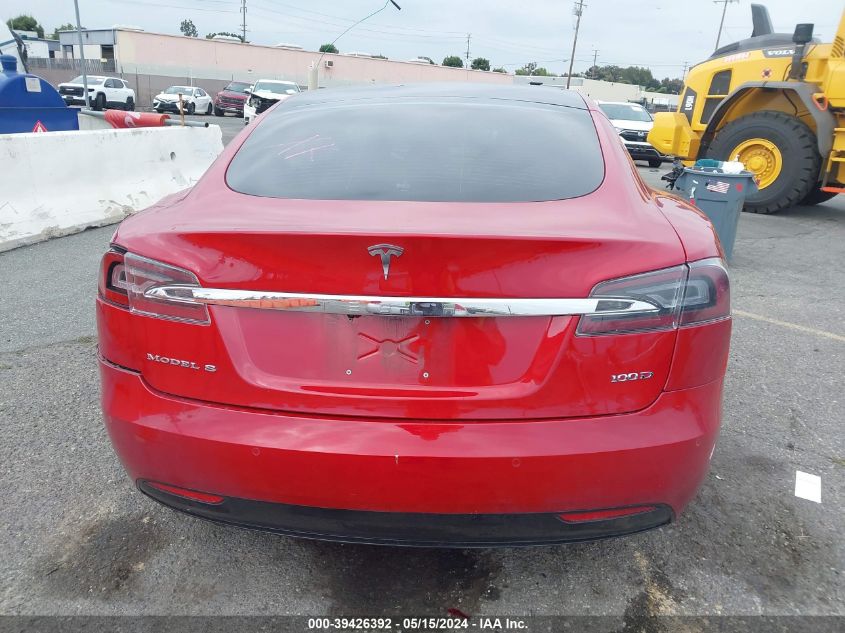 2018 Tesla Model S 100D/75D/P100D VIN: 5YJSA1E28JF241541 Lot: 39426392