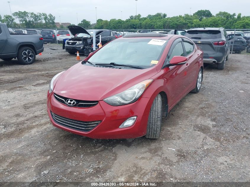 2012 Hyundai Elantra Limited (Ulsan Plant) VIN: KMHDH4AE5CU495736 Lot: 39426393