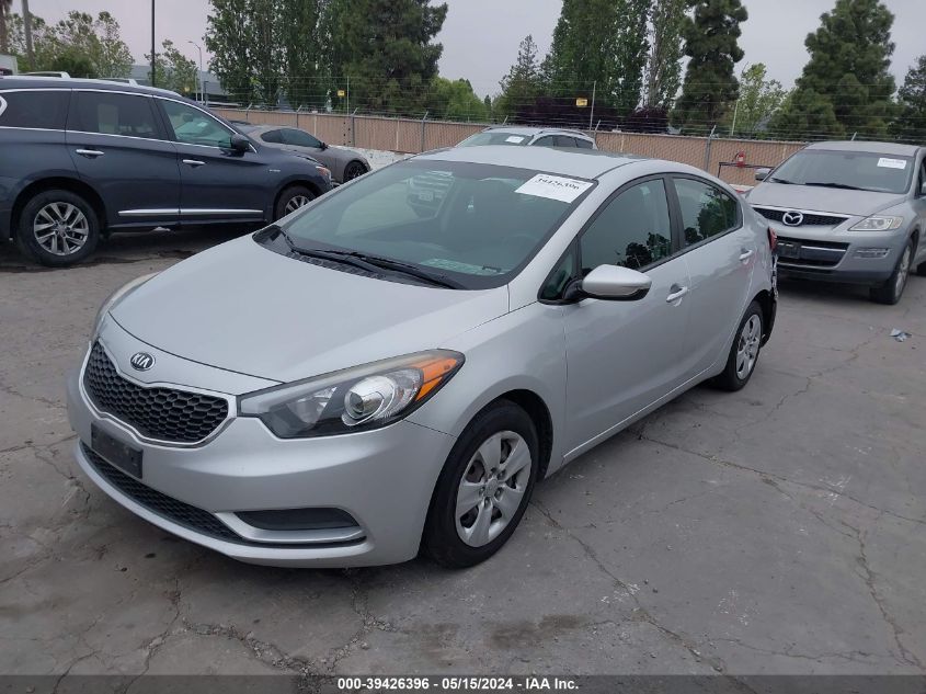 2016 Kia Forte Lx VIN: KNAFK4A60G5566409 Lot: 39426396