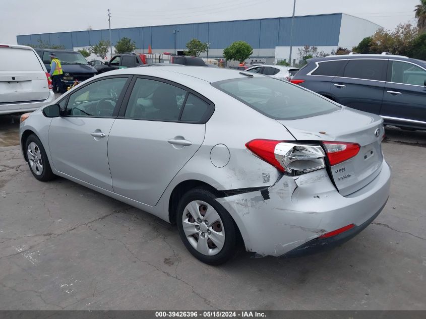 2016 Kia Forte Lx VIN: KNAFK4A60G5566409 Lot: 39426396