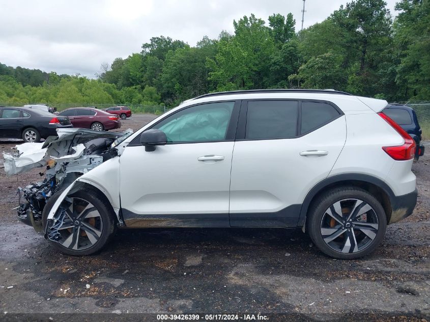 2023 Volvo Xc40 Ultimate VIN: YV4L12UX3P2102255 Lot: 39426399