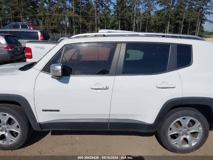 2015 Jeep Renegade Limited VIN: ZACCJBDT0FPB87141 Lot: 39426426