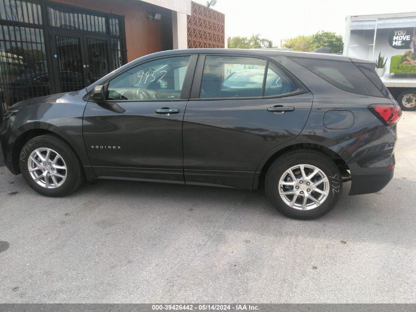 2022 Chevrolet Equinox Fwd Ls VIN: 3GNAXHEV3NS110633 Lot: 39426442