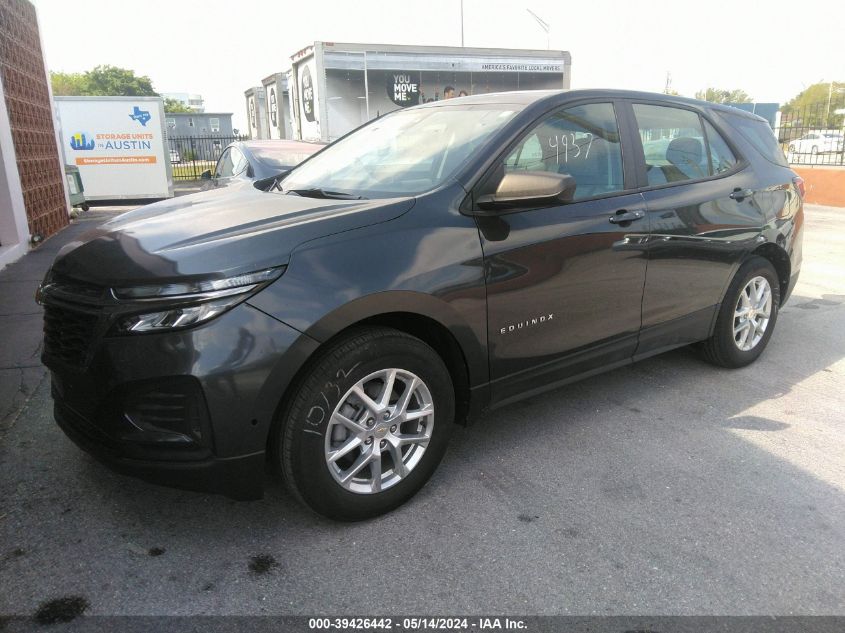 2022 Chevrolet Equinox Fwd Ls VIN: 3GNAXHEV3NS110633 Lot: 39426442