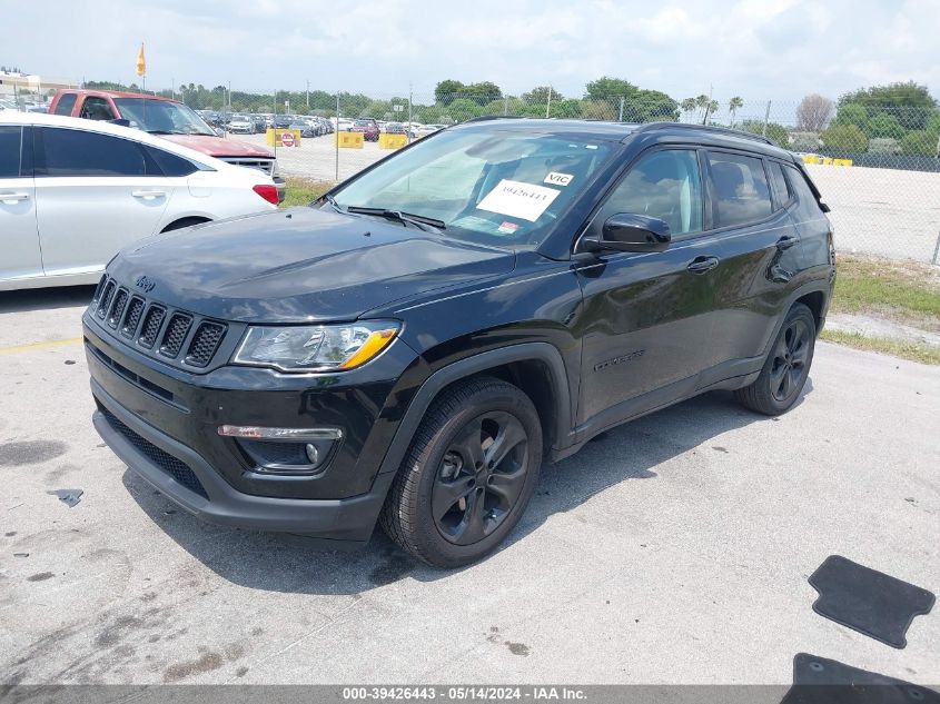 2021 Jeep Compass Altitude Fwd VIN: 3C4NJCBB7MT523379 Lot: 39426443