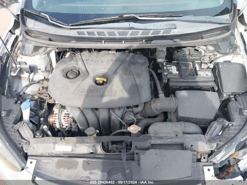 2012 Hyundai Elantra Gls VIN: 5NPDH4AE8CH127307 Lot: 39426452