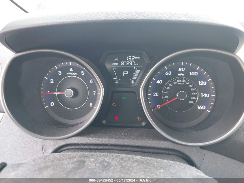 2012 Hyundai Elantra Gls VIN: 5NPDH4AE8CH127307 Lot: 39426452