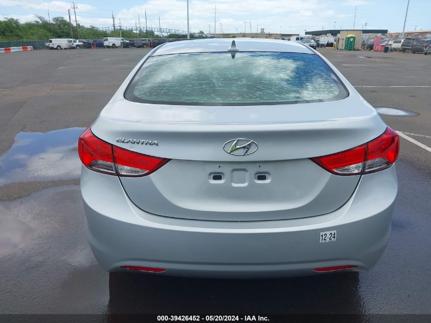 2012 Hyundai Elantra Gls VIN: 5NPDH4AE8CH127307 Lot: 39426452