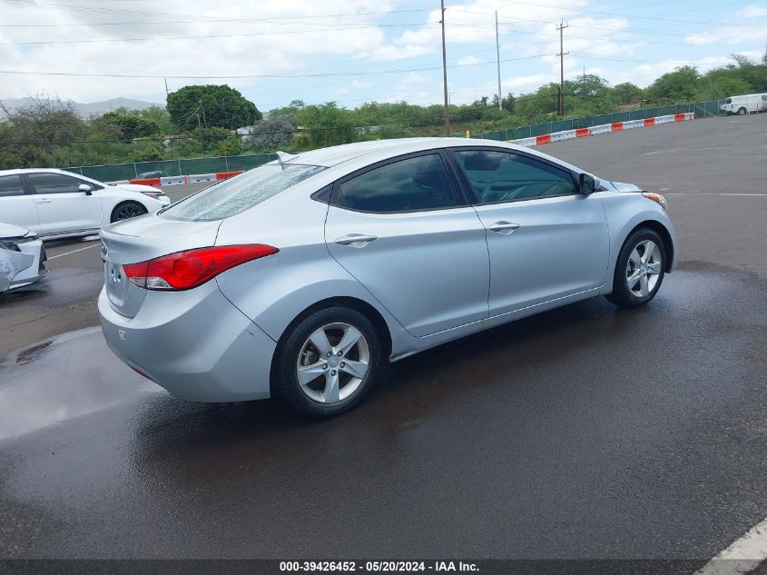 2012 Hyundai Elantra Gls VIN: 5NPDH4AE8CH127307 Lot: 39426452