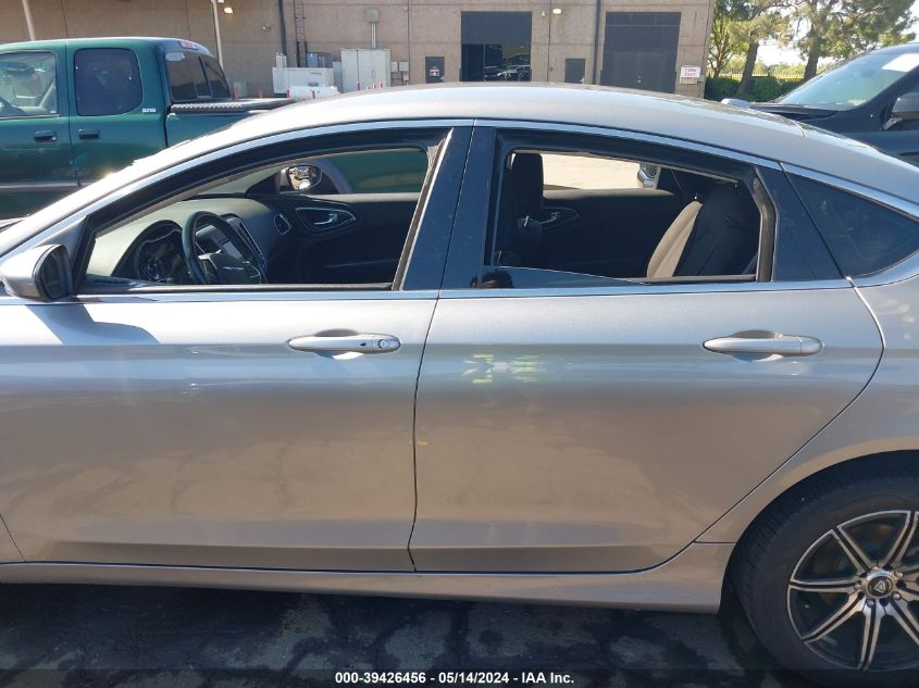 2015 Chrysler 200 Limited VIN: 1C3CCCAB1FN607790 Lot: 39426456