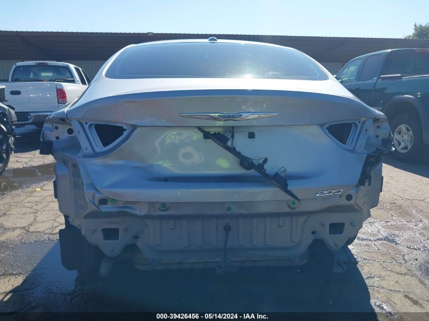 2015 Chrysler 200 Limited VIN: 1C3CCCAB1FN607790 Lot: 39426456