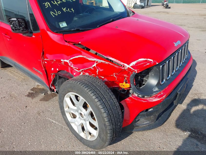2017 Jeep Renegade Latitude 4X4 VIN: ZACCJBBB5HPE50754 Lot: 39426465