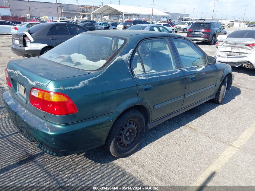 2000 Honda Civic Value Package VIN: 2HGEJ6614YH560845 Lot: 39426468