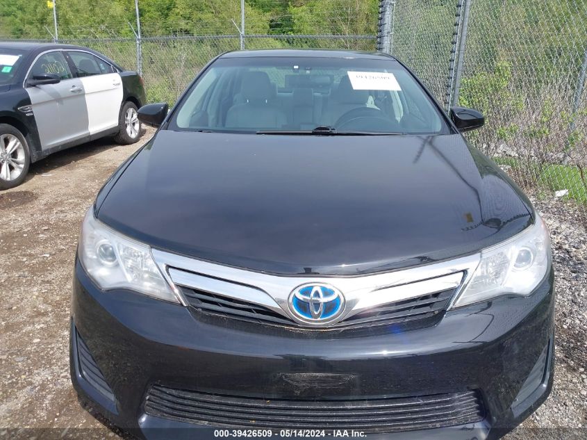 2013 Toyota Camry Hybrid Le VIN: 4T1BD1FK2DU085221 Lot: 39426509