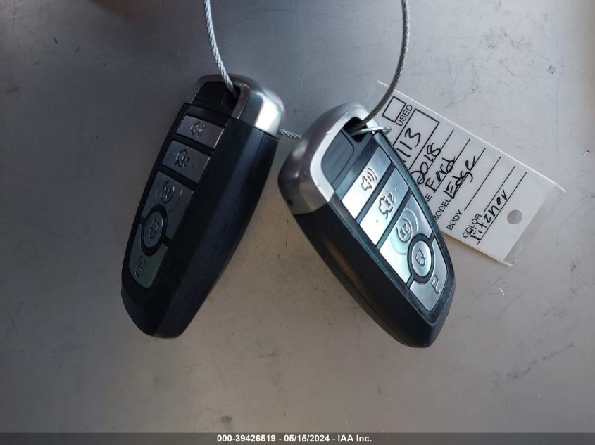 2018 Ford Edge Sel VIN: 2FMPK3J80JBB79778 Lot: 39426519