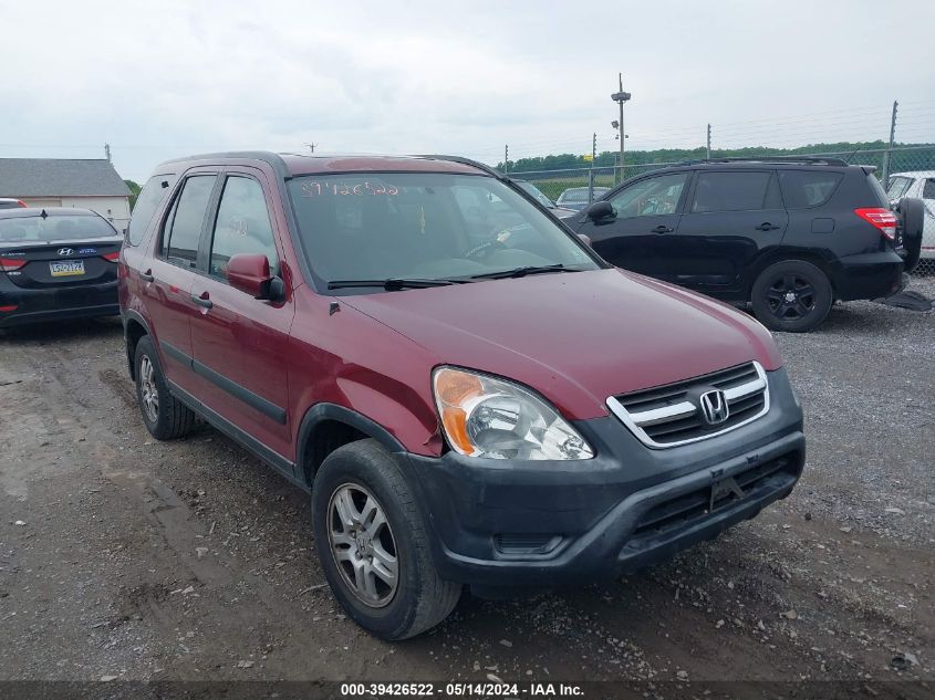 2002 Honda Cr-V Ex VIN: JHLRD78892C017690 Lot: 39426522