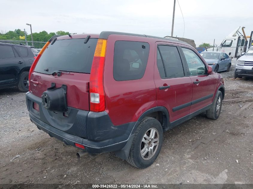 2002 Honda Cr-V Ex VIN: JHLRD78892C017690 Lot: 39426522