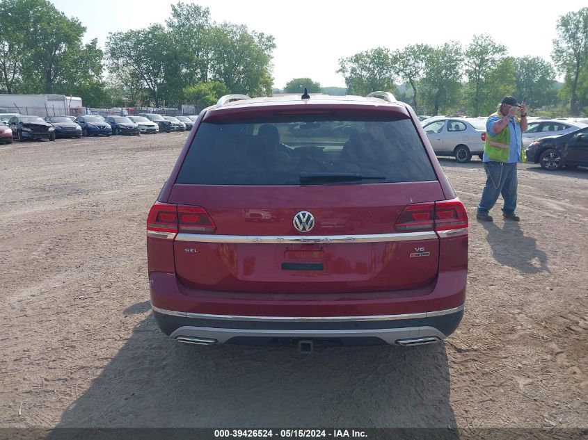 2018 Volkswagen Atlas 3.6L V6 Sel VIN: 1V2MR2CA8JC518864 Lot: 39426524