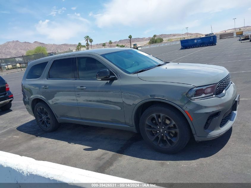 2021 Dodge Durango Gt Plus Rwd VIN: 1C4RDHDG7MC791455 Lot: 39426531