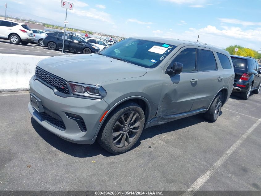 2021 Dodge Durango Gt Plus Rwd VIN: 1C4RDHDG7MC791455 Lot: 39426531