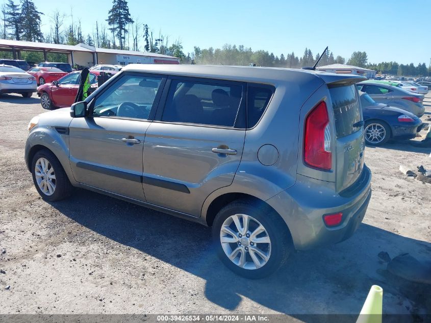 2012 Kia Soul + VIN: KNDJT2A63C7478130 Lot: 39426534