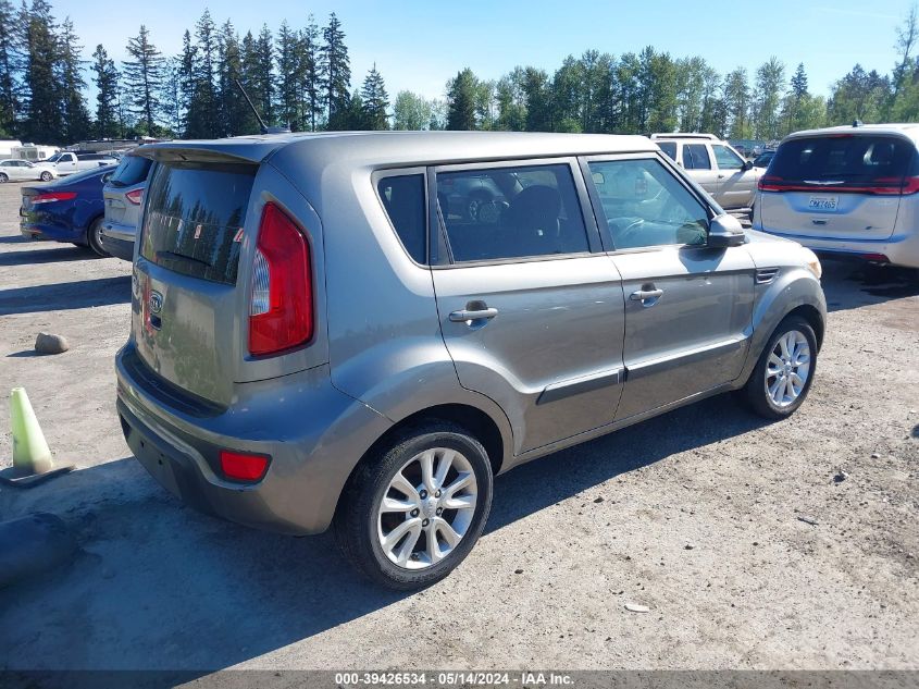 2012 Kia Soul + VIN: KNDJT2A63C7478130 Lot: 39426534