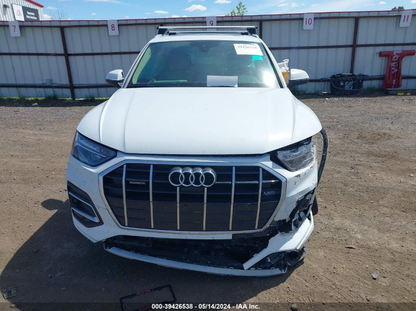 2021 Audi Q5 Premium Plus 45 Tfsi Quattro S Tronic VIN: WA1BAAFY7M2045711 Lot: 39426538