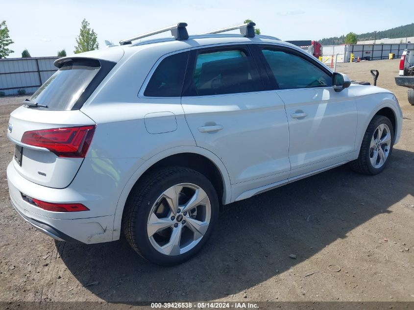 2021 Audi Q5 Premium Plus 45 Tfsi Quattro S Tronic VIN: WA1BAAFY7M2045711 Lot: 39426538