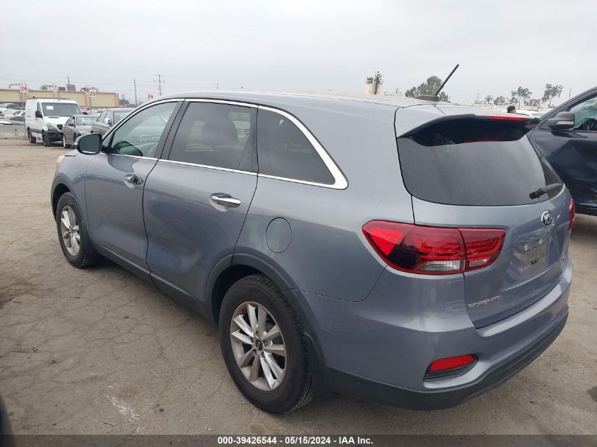 2020 Kia Sorento L/Lx VIN: 5XYPG4A33LG687807 Lot: 39426544