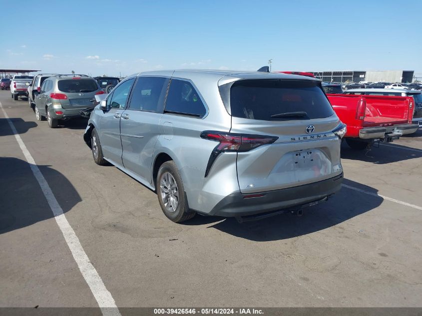 2023 Toyota Sienna Le VIN: 5TDKSKFC5PS074277 Lot: 39426546