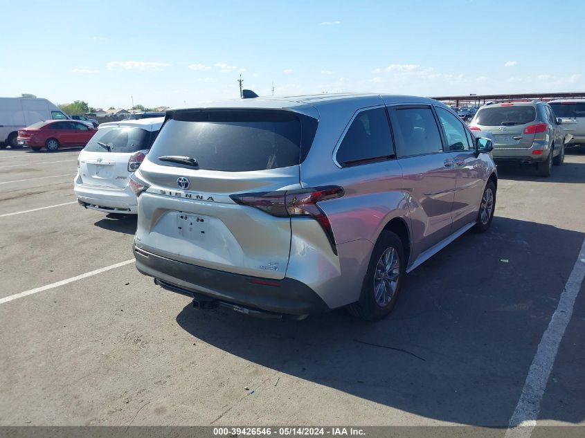 2023 Toyota Sienna Le VIN: 5TDKSKFC5PS074277 Lot: 39426546