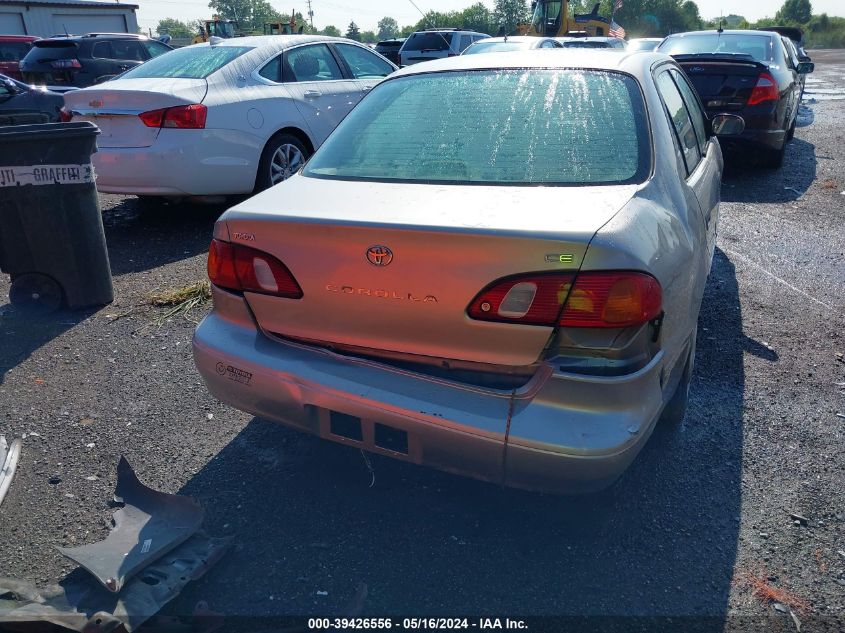 2000 Toyota Corolla Ce VIN: 2T1BR12E3YC362371 Lot: 39426556