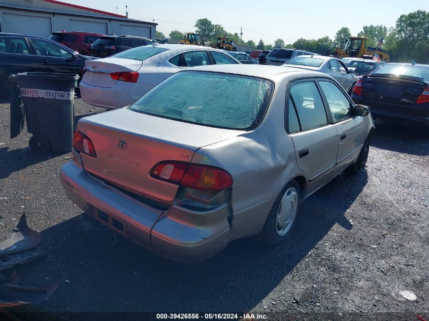 2000 Toyota Corolla Ce VIN: 2T1BR12E3YC362371 Lot: 39426556