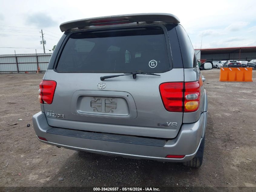 2003 Toyota Sequoia Sr5 V8 VIN: 5TDZT34A13S144418 Lot: 39426557