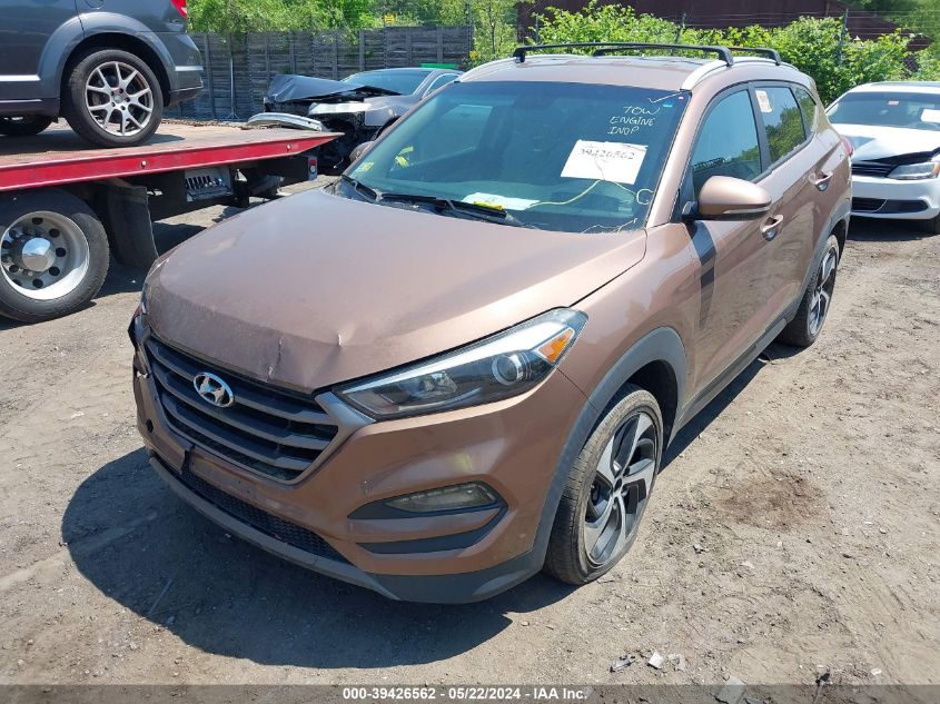 2016 Hyundai Tucson Sport VIN: KM8J3CA26GU215622 Lot: 39426562