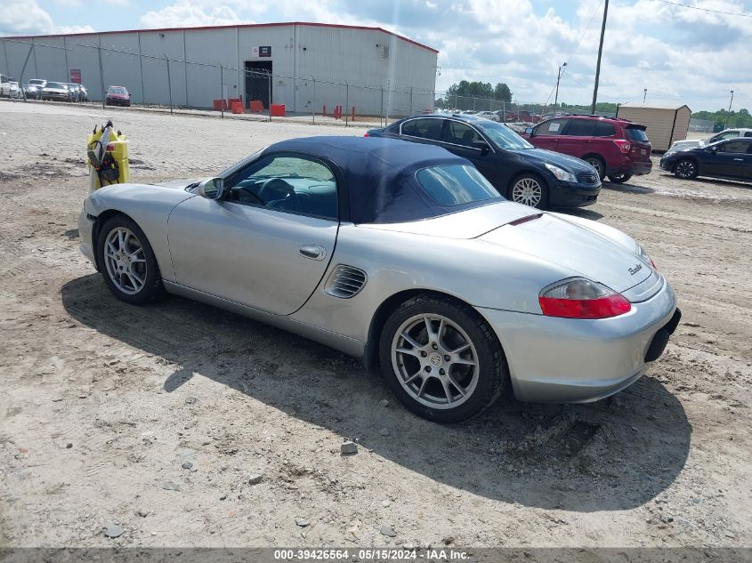 2003 Porsche Boxster VIN: WP0CA29823U621560 Lot: 39426564