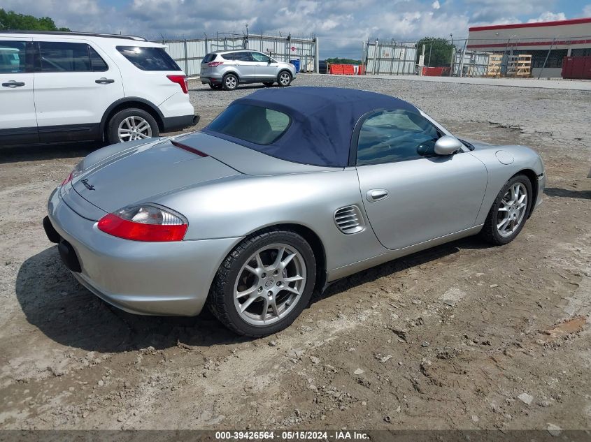 2003 Porsche Boxster VIN: WP0CA29823U621560 Lot: 39426564