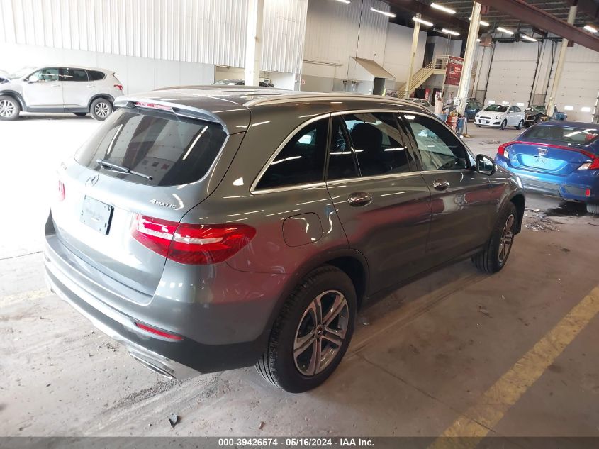 2018 Mercedes-Benz Glc 300 4Matic VIN: WDC0G4KB0JV015159 Lot: 39426574