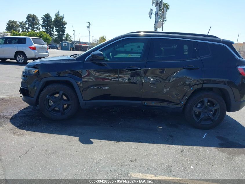 2022 Jeep Compass Latitude Fwd VIN: 3C4NJCBB5NT137934 Lot: 39426585